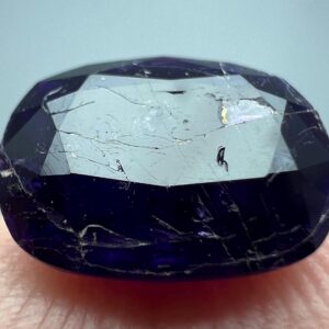 2.4 Carat Faceted Florescent Phosphorescent SHARPEST Color Change Hackmanite Gemstone From Badakhshan Afghanistan