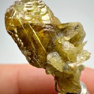 10 Carat Titanite Sphene Crystal With Aegirine From Zagi Pakistan
