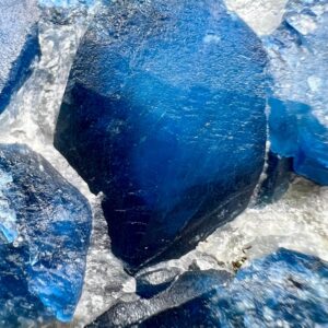 643 Gram Afghanite Crystals Specimen With Fluorescent Calcite, Lapis Lazuli & Pyrite From Badakhshan Afghanistan