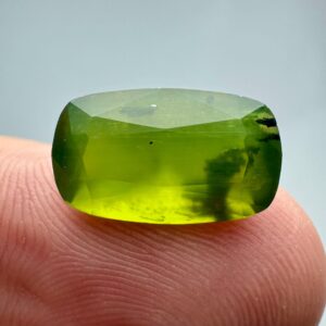6 Carat Faceted NATURAL Serpentine Jade Cut Gemstone From Afghanistan