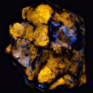 154 Carat Fluorescent Marialite-Scapolite with Calcite Crystals from Badakhshan Afghanistan | Rare Mineral Specimen