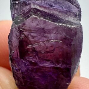 22 Carat Fluorescent Purple Scapolite Crystal From Badakhshan Afghanistan