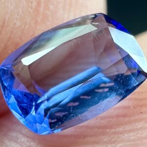 0.60 Carat Faceted Fluorescent Phosphorescent Hackmanite Gemstone from Badakhshan Afghanistan | UV Reactive Cut Stone