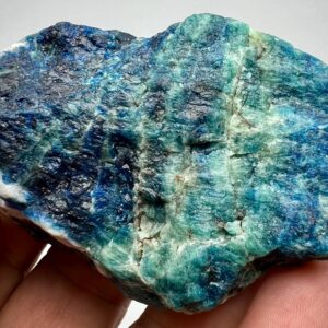 133 Gram Fluorescent Bi-Color Sodalite with Gonnardite from Badakhshan Afghanistan | UV Reactive Mineral Specimen