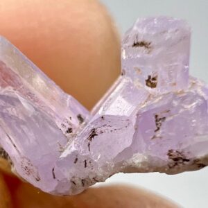 2 Carat Fluorescent Purple Apatite Crystals Specimen From Kunar Afghanistan