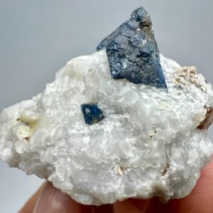 386 Carat Terminated Blue Spinel Crystals Specimen From Pakistan