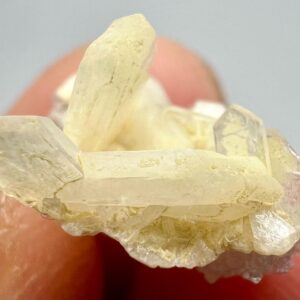 6 Carat Natural Stellerite Crystal With Lepidolite from Afghanistan
