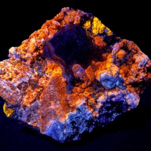 Fluorescent Afghanite Crystal Specimen With Wernerite Scapolite, Calcite & Pyrite From Badakhshan Afghanistan