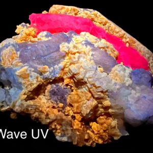 Fluorescent Afghanite Crystal Specimen, Phlogopite Calcite Pyrite, Badakhshan Afghanistan