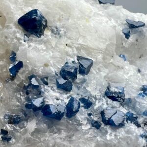 543 Gram Terminated Blue Spinel Crystals Specimen From Pakistan
