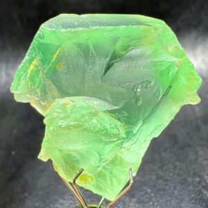 62 Carat Fluorescent Phosphorescent Green Fluorite Crystal From Gilgit Pakistan