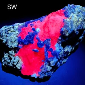 849 Carats Fluorescent Hauyne Crystals With Calcite Phlogopite Gonnardite Pyrite From Badakhshan Afghanistan