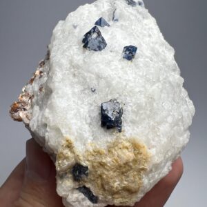Blue Spinel Crystals Specimen with Mica, Pakistan (333 Gram)