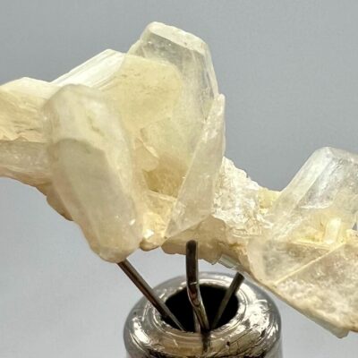 3.5 Carat Natural Stellerite Crystal With Tourmaline Crystals From Afghanistan