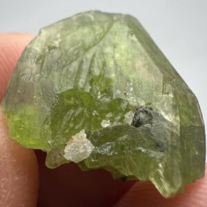 19 Carat Green Diopside Crystal From Badakhshan Afghanistan