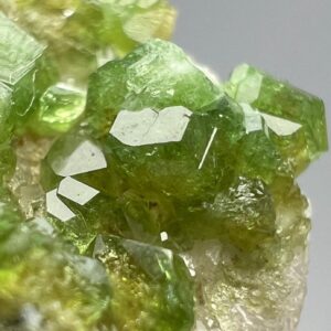 14 Carat Rare Chromium Dravite Crystals Bunch On White Matrix From Gilgit Pakistan
