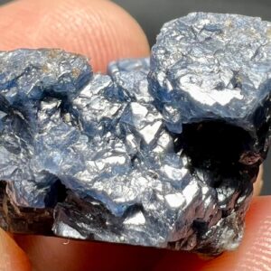 50 Carat Terminated Blue Spinel Crystal With Fluorescent Mica From Pakistan