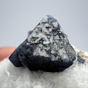 521 Carat Terminated Blue Spinel Crystals Specimen With Mica From Pakistan