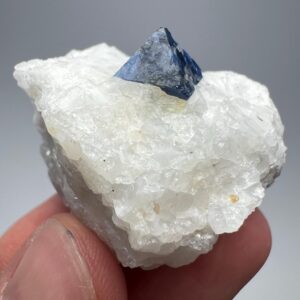 233 Carat Terminated Fluorescent Blue Spinel Crystal from Pakistan | Natural UV Reactive Mineral Specimen