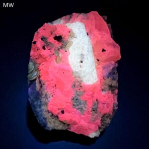 547 Carat Fluorescent Marialite Scapolite Crystal with Fluorescent Phlogopite, Calcite & Pyrite from Afghanistan