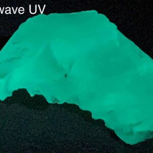 21 Carat Fluorescent Phosphorescent Green Fluorite Crystal From Gilgit Pakistan