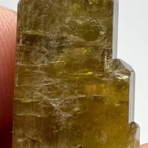 15 Carat Greenish Yellow Vesuvianite Crystal from Pakistan | Natural Mineral Specimen for Collectors
