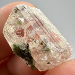 16 Carat Fluorescent Natural Rare Scapolite Crystal  With Diopside From Badakhshan Afghanistan