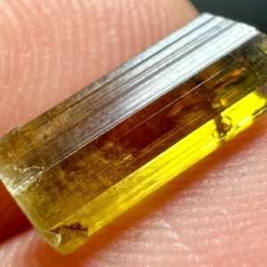 2 Carat Green Vesuvianite Crystal With Garnet From Pakistan