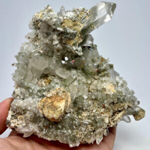 557 Gram Anatase Crystals with Chlorine Quartz on Matrix From Pakistan
