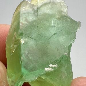 58 Carat Fluorescent Phosphorescent Green Fluorite Crystal From Gilgit Pakistan