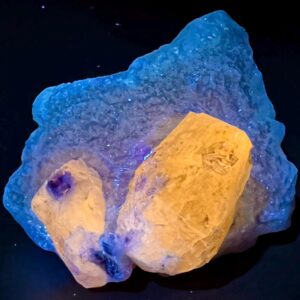 571 Carat Fluorescent Natural Scapolite Crystal On Matrix From Badakhshan Afghanistan