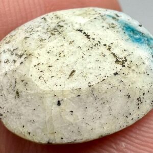 8 Carat Faceted Gonnardite Cut Gemstone With Fluorescent Sodalite From Badakhshan Afghanistan