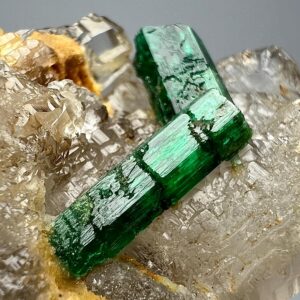 978 Carat Emerald Crystal Specimen: Pyrite Quartz Matrix, Afghanistan Mineral