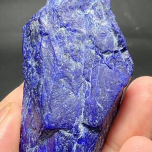 105 Gram Lapis Lazuli Stone With Fluorescent Minerals, Pyrite From Badakhshan Afghanistan