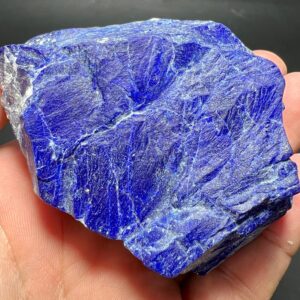 276 Gram Top Blue Lapis Lazuli Stone with Fluorescent Minerals and Pyrite From Afghanistan