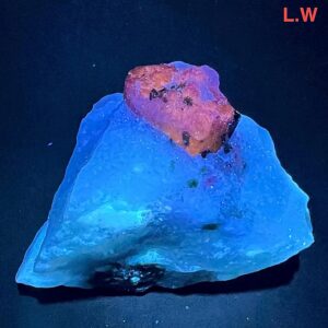 Fluorescent Scapolite Crystal with Epidote – Afghanistan Collector Mineral