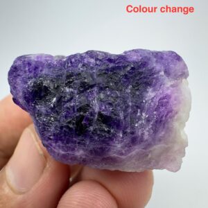 Fluorescent Hackmanite Crystal: Sharp Color Change, Badakhshan Afghanistan