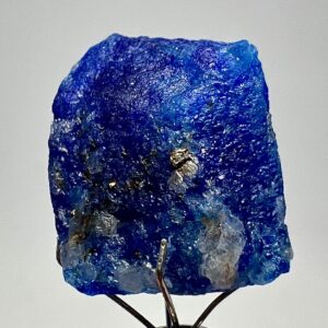 40 Carat Fluorescent, Afghanite Crystal With Lazurite, Pyrite Inclusion From Badakhshan Afghanistan