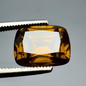 4.40 Carat Sphalerite Gemstone: Brilliant Cushion Cut, Rare Afghan Collector Stone