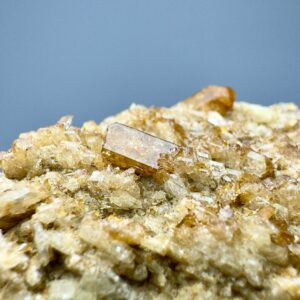 23 Gram Childrenite Crystals with Quartz on Matrix from Afghanistan – Rare Collector Specimen