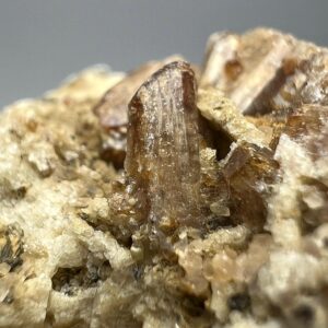 33 Gram Natural Childrenite-Eosphorite Crystals Cluster with Mica on Feldspar Matrix from Nuristan Afghanistan