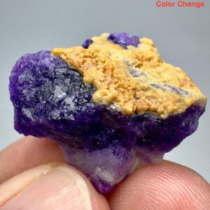 29 Carat Fluorescent Phosphorescent Color Change Hackmanite From Badakhshan Afghanistan