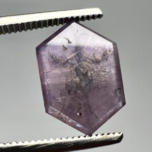 2.20 Carat Fluorescent Trapiche Sapphire Corundum From Badakhshan Afghanistan