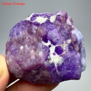 52 Gram Fluorescent Phosphorescent Color Change Hackmanite Crystal From Badakhshan Afghanistan