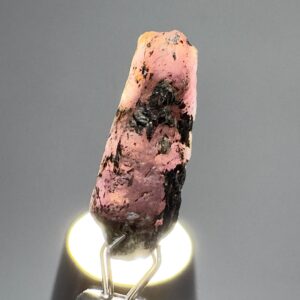 14.70 Carat Pink Sapphire Crystal with Mica Natural Specimen from Afghanistan