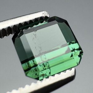 0.70 Carat Faceted Green Tourmaline Cut Gemstone From From Kunnar Afghanistan