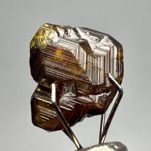 10 Ct Etched Stepped Grossular Garnet Crystal, Natural Mineral Specimen from Nibor Afghanistan