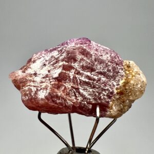 13 Ct Bicolor Hackmanite Crystal: Peach & Fluorescent, Afghanistan