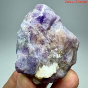 67 Gram Fluorescent Phosphorescent Color Change Hackmanite With Fluorescent Calcite From Badakhshan Afghanistan