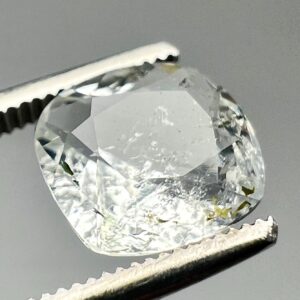 1.8 Carat Natural Faceted Goshenite Cut Gemstone  From Skardu, Pakistan